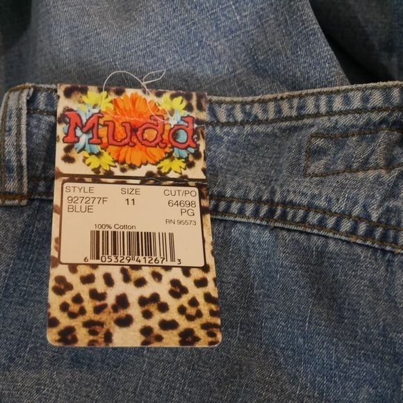 Vintage Mudd Y2K NEW Flare Denim Jeans Size 11 - Picture 9 of 9